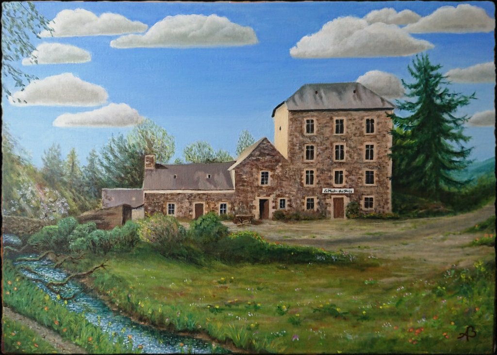 Acrylverf op canvas 50 x 70 cm